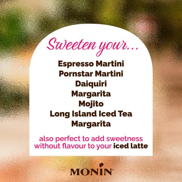 Monin Pure Cane Sugar 25cl - gallery image 3