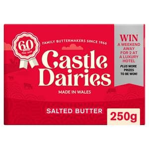 Castle Dairies Welsh Salted Butter 250g
