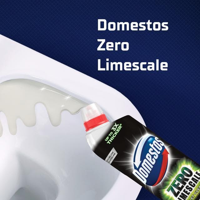 Domestos Zero Limescale Remover Lime Toilet Cleaner 750ml - gallery image 2