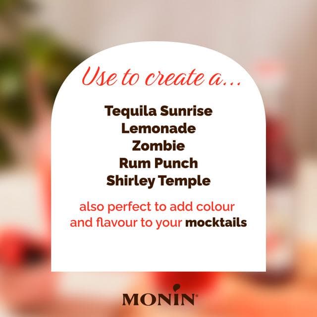 Monin Grenadine Syrup 25cl - gallery image 3