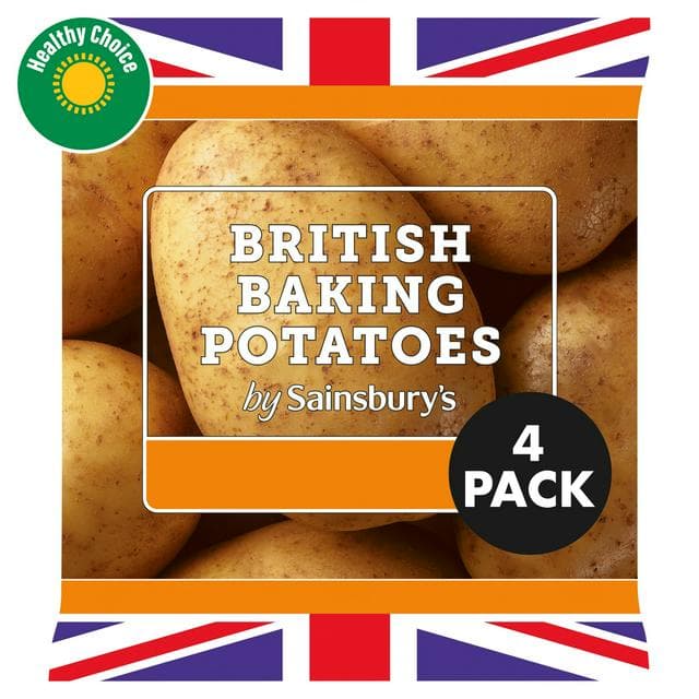 Sainsbury's Baking Potatoes x4 - gallery image 1
