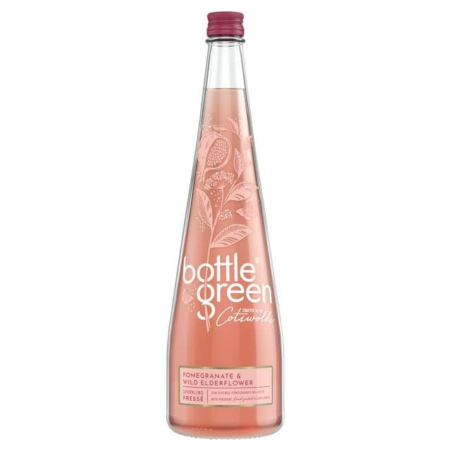 Bottlegreen 750ml Pomegranate & Elderflower Light Sparkling Presse Drink - gallery image 1