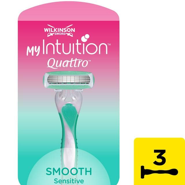 Wilkinson Sword Intuition Quattro Women's Disposable Razors x4 - gallery image 1