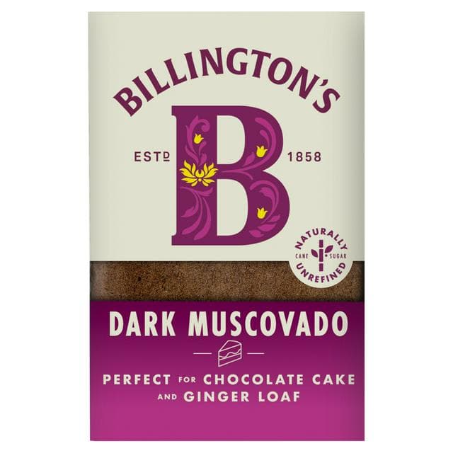 Billington's Dark Muscovado Sugar 500g - gallery image 1
