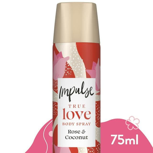 Impulse Body Spray Deodorant, True Love 75ml - gallery image 1
