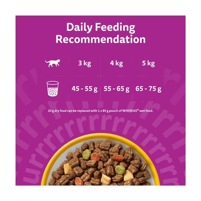 Whiskas 1+ Chicken Complete Adult Dry Cat Food 800g - gallery image 4
