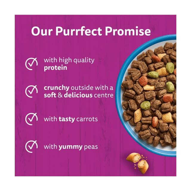 Whiskas 1+ Tuna Complete Adult Dry Cat Food 800g - gallery image 2