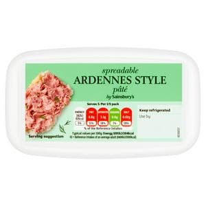 Sainsbury's Ardennes Spreadable Pate 175g