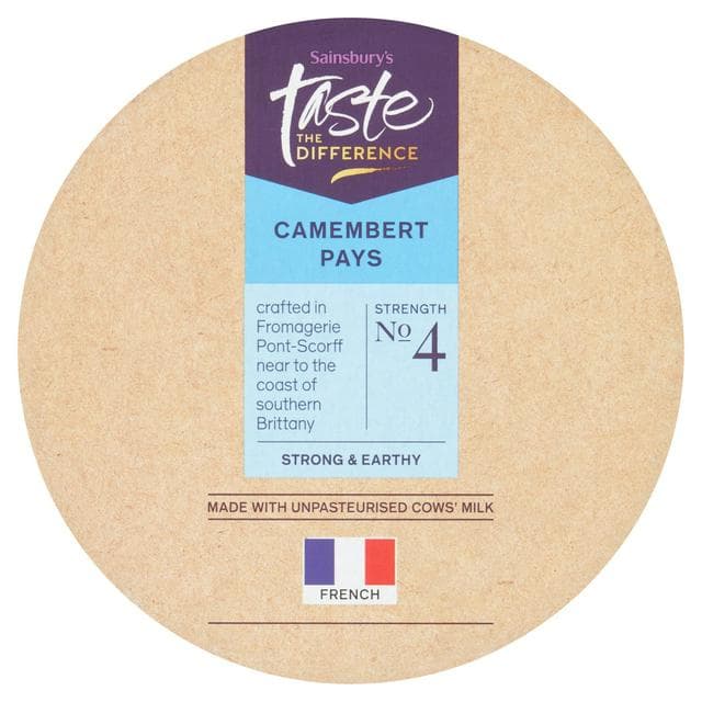 Sainsbury's French Camembert Cheese, Taste the Difference 250g - gallery image 1