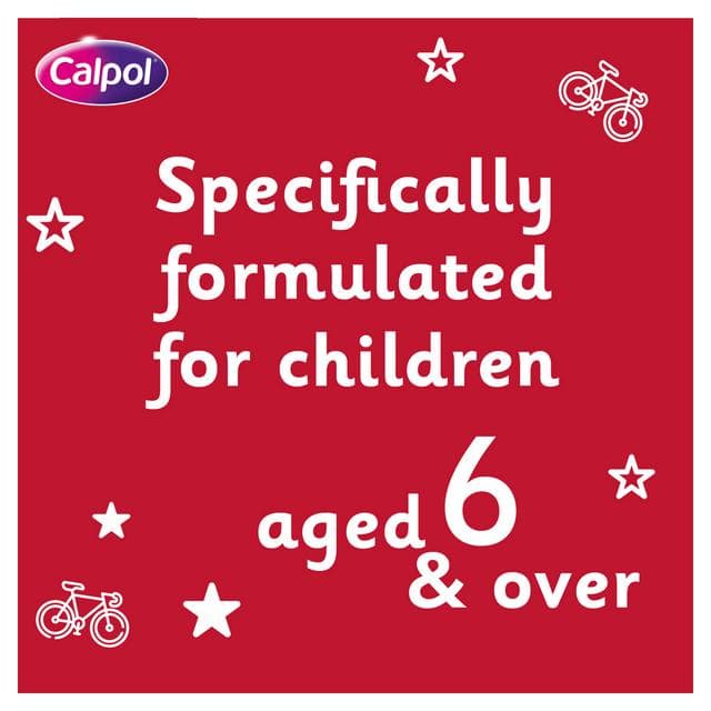 Calpol Six Plus 12 x 5ml Sugar Free Suspension Strawberry Paracetamol Sachets - gallery image 3
