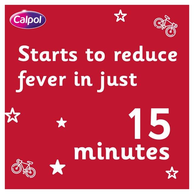 Calpol Six Plus 12 x 5ml Sugar Free Suspension Strawberry Paracetamol Sachets - gallery image 6