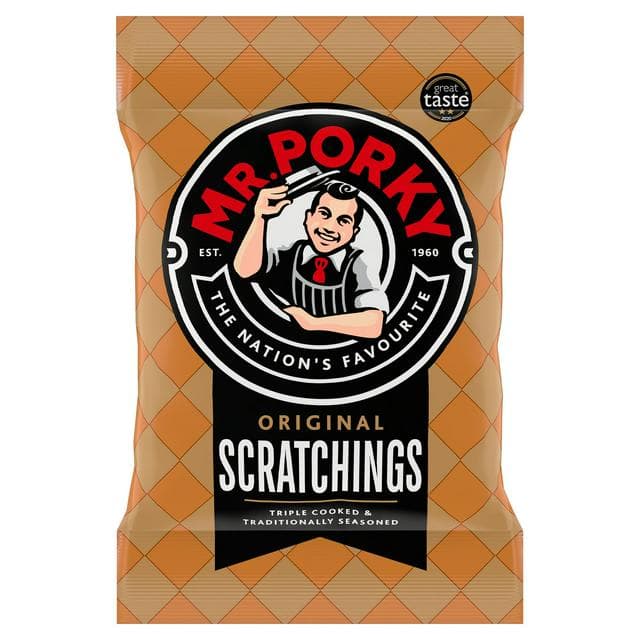 Mr Porky Original Pork Scratchings 65g - gallery image 1