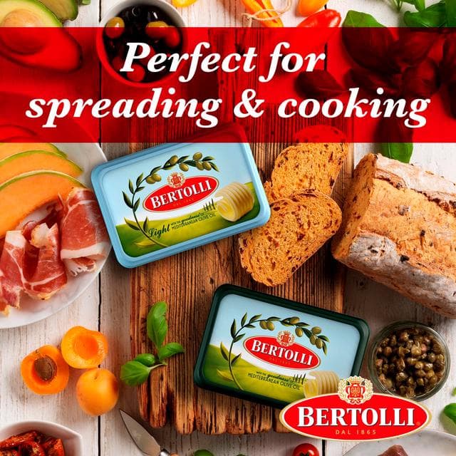 Bertolli Olive Oil Light Spread Alternative to Spreadable Butter 450g - gallery image 3