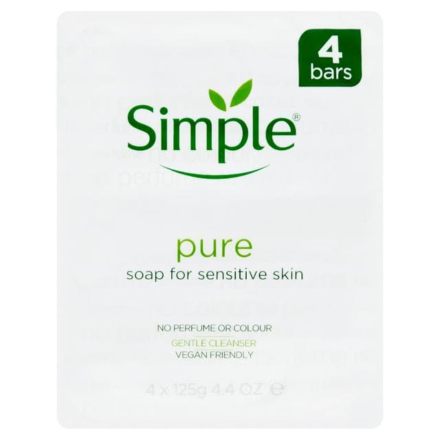 Simple Bar Soap 4x100g - gallery image 1