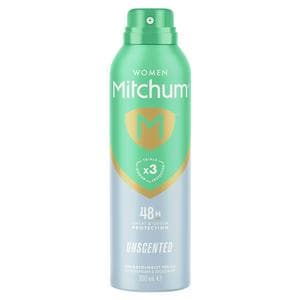 Mitchum Women Triple Odor Defense Protection Unscented Anti-Perspirant & Deodorant 200ml