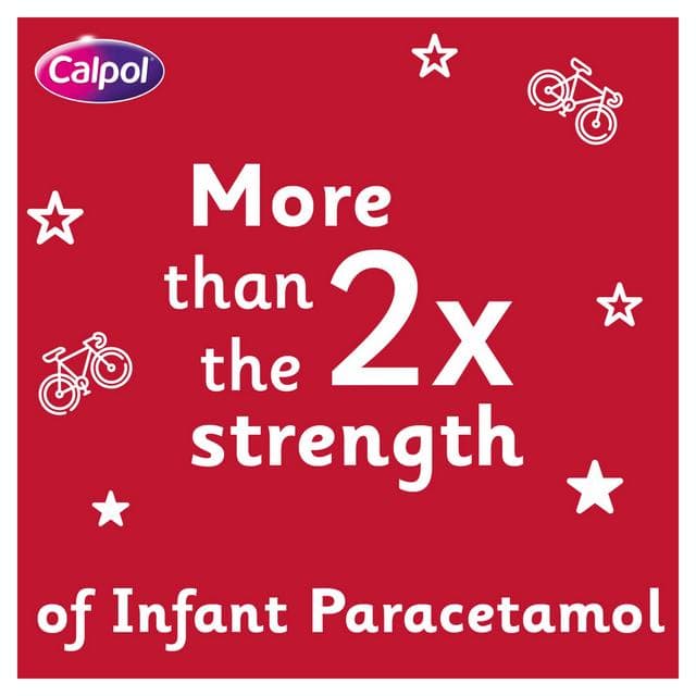 Calpol SixPlus 80ml Sugar Free Suspension 6+ Years Strawberry Flavour Paracetamol - gallery image 5