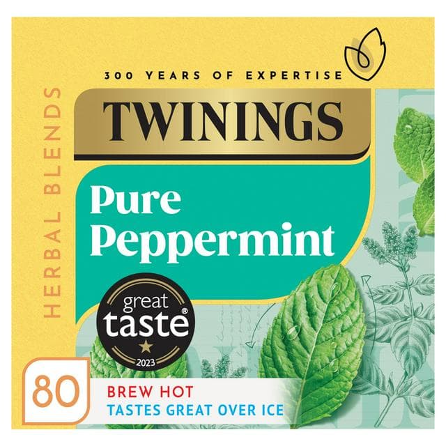 Twinings Peppermint Tea, 80 Tea Bags - gallery image 1