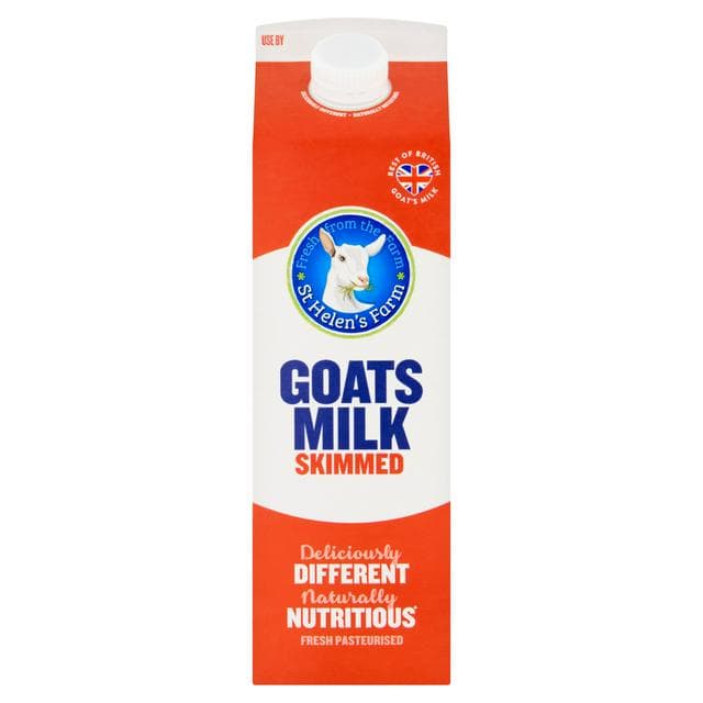 St Helen's Farm Skimmed Goats Milk 1L - gallery image 1