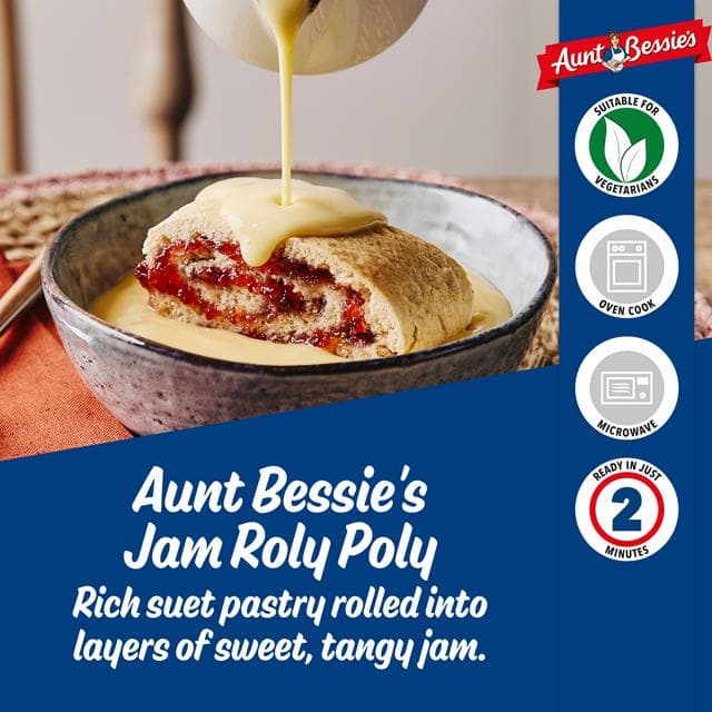 Aunt Bessie's 300g Jam Roly Poly - gallery image 2