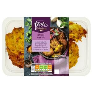 Sainsbury's 160g Onion Bhajis, Taste the Difference