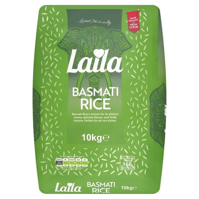 Laila Basmati Rice 10kg - gallery image 1