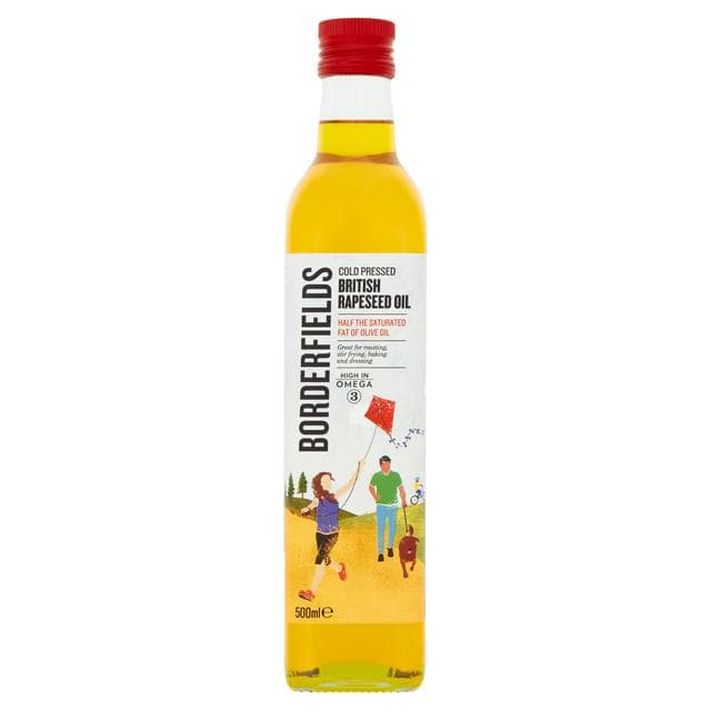 Borderfields British Cold Pressed Rapeseed Oil 500ml - gallery image 1