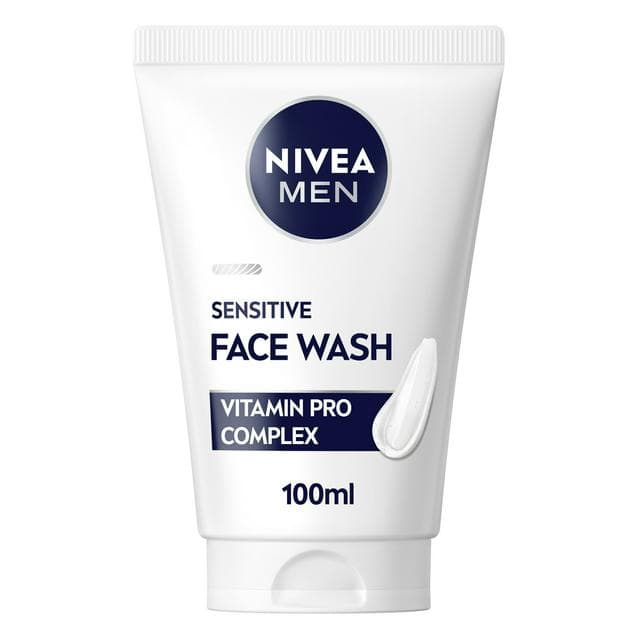 Nivea Men Sensitive Face Wash with 0% Alcohol 100ml - gallery image 1