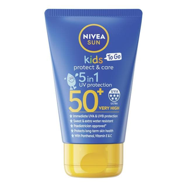 Nivea Sun 50ml Kids Suncream Pocket Size Lotion SPF 50+ Protect & Moisture - gallery image 1