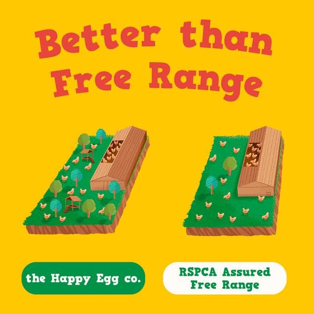 The Happy Egg Co. Free Range Medium x6 - gallery image 2