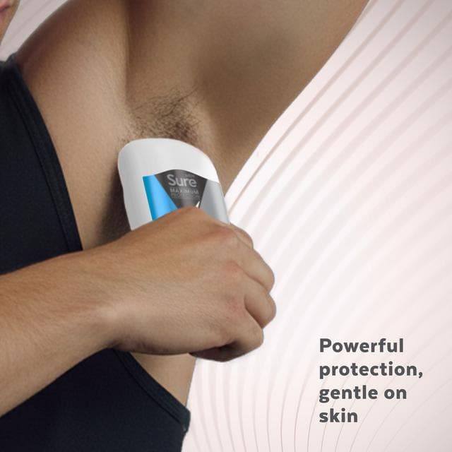 Sure Men Maximum Protection Anti-Perspirant Cream Stick Deodorant, Clean Scent 45ml - gallery image 4