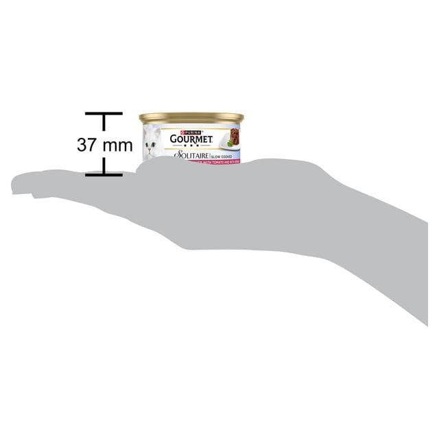 Gourmet Solitaire Beef Wet Cat Food 85g - gallery image 3