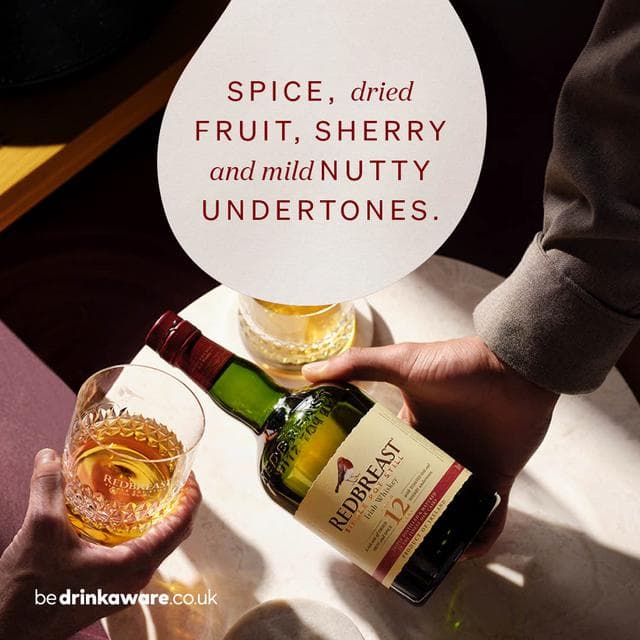 Redbreast 12 Year Old Irish Whiskey 70cl - gallery image 3