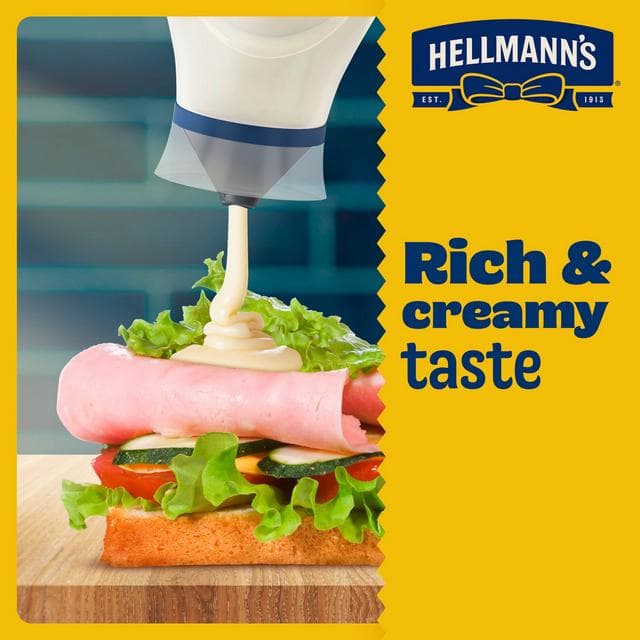 Hellmann's Lighter than Light Squeezy Mayonnaise 430ml - gallery image 3