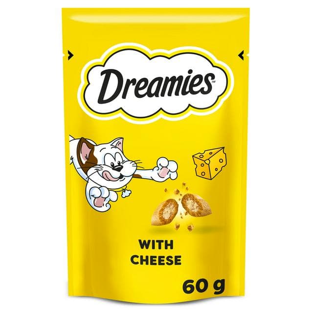 Dreamies 60g Cat Treat Biscuits with Cheese - gallery image 1