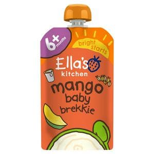 Ella's Kitchen Organic Mango Baby Brekkie Baby Food Breakfast Pouch 6+ Months 100g