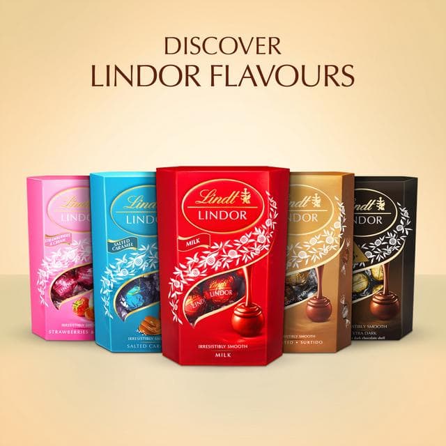 Lindt Lindor White Chocolate Truffles Box 200g - gallery image 6