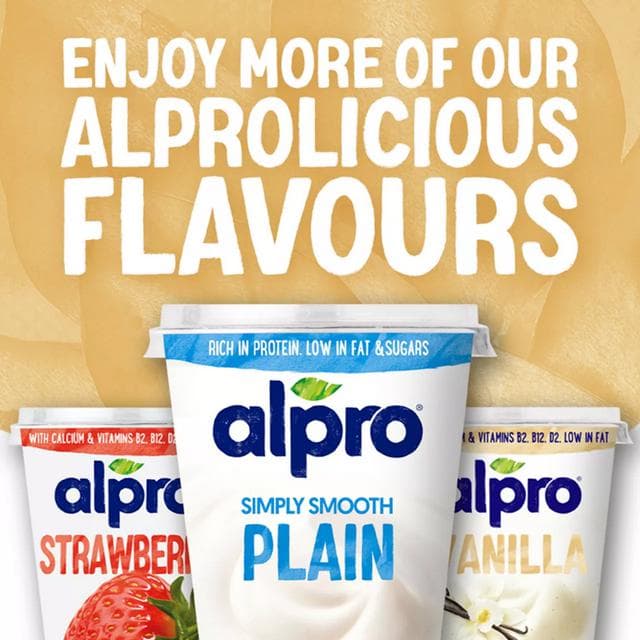 Alpro Vanilla Soya Plant Based Yoghurt Alternative 500g - gallery image 6