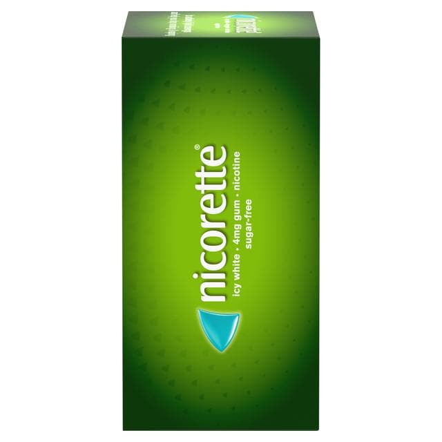 Nicorette Icy White Gum Pieces Quit Smoking Aid x105 4mg - gallery image 5