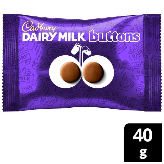 Cadbury Dairy Milk Chocolate Buttons 40g - gallery image 1