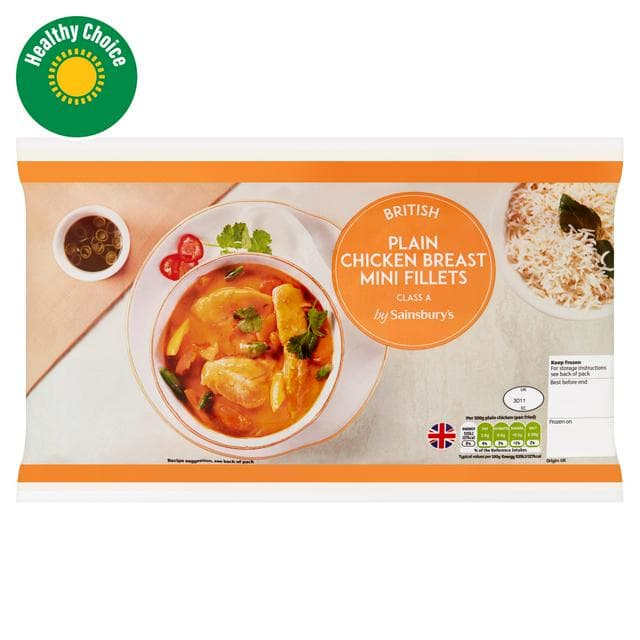 Sainsbury's British Chicken Breast Mini Fillets 500g - gallery image 1