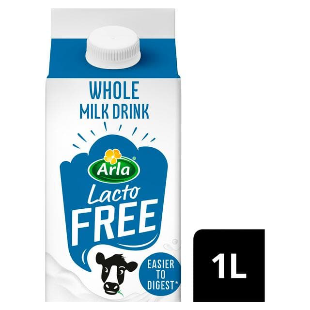 Arla Lactofree Fresh Whole Milk Drink 1 Litre - gallery image 1