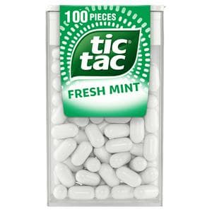 Tic Tac Fresh Mint Sweets x100 49g