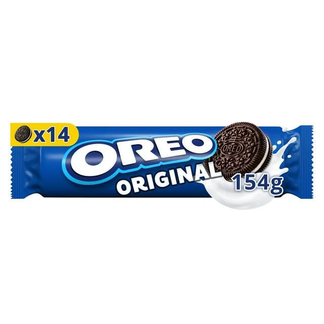 Oreo Original Cocoa Sandwich Cookies Pack 154g - gallery image 1