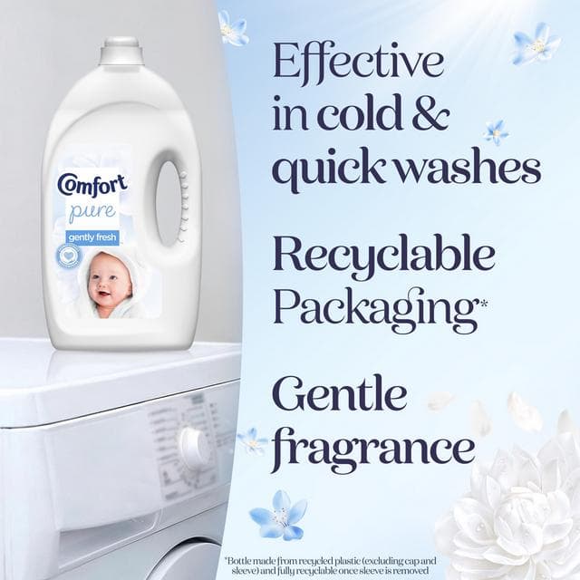 Comfort Pure 80 Washes Fabric Conditioner 2.4L - gallery image 6