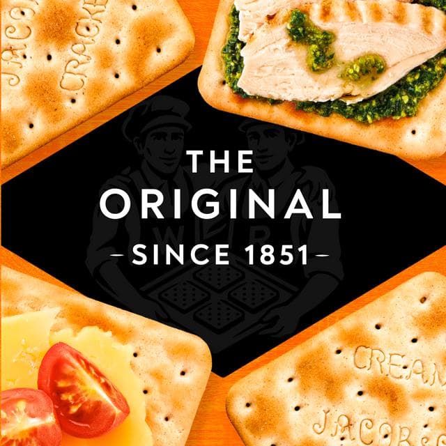 Jacob's Cream Cracker Snackpack x8 185g - gallery image 2
