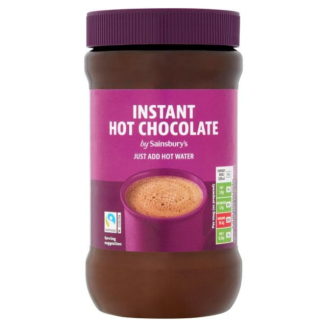 Sainsbury's Instant Fairtrade Hot Chocolate 350g - gallery image 1