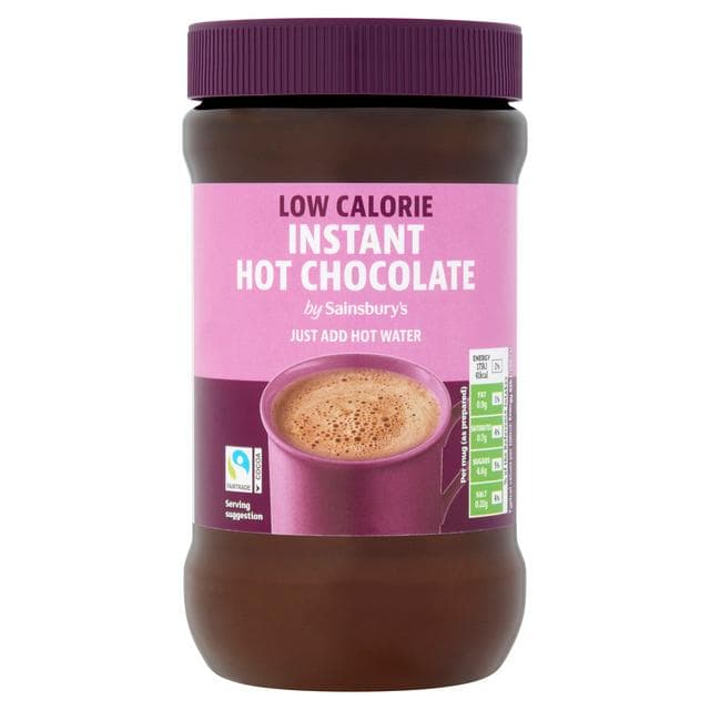 Sainsbury's Low Calorie Instant Fairtrade Hot Chocolate 250g - gallery image 1