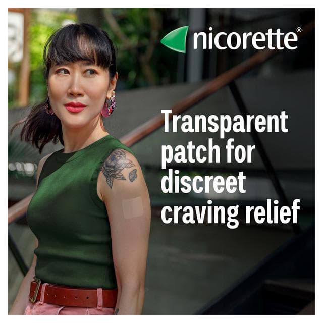 Nicorette Invisi Patch Step 2 to 7 Patches Quit Smoking Aid 15mg - gallery image 3