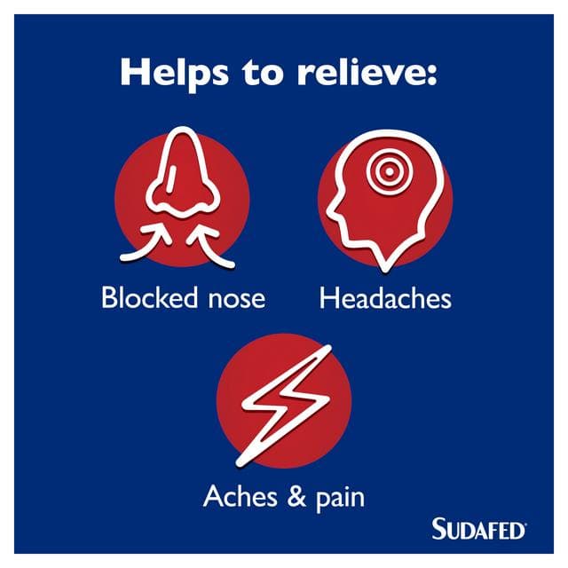Sudafed Sinus Max Strength Capsules x16 - gallery image 2
