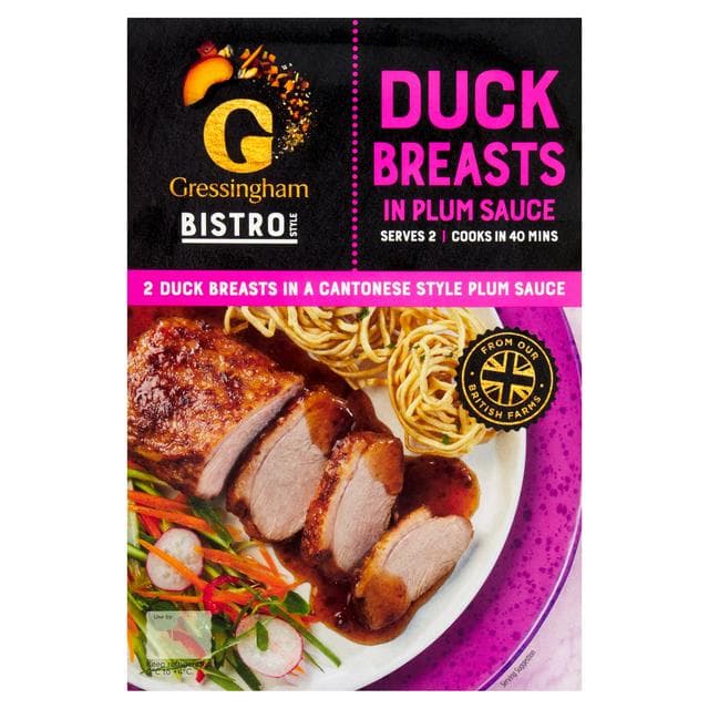 Gressingham Bistro Style Duck Breasts in Plum Sauce 400g - gallery image 1